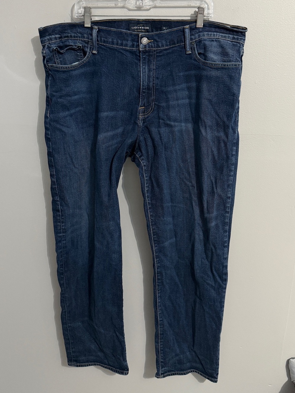 Lucky Brand Jeans Mens 42 Short 363 Straight Leg Dark Wash Casual Classic Fit